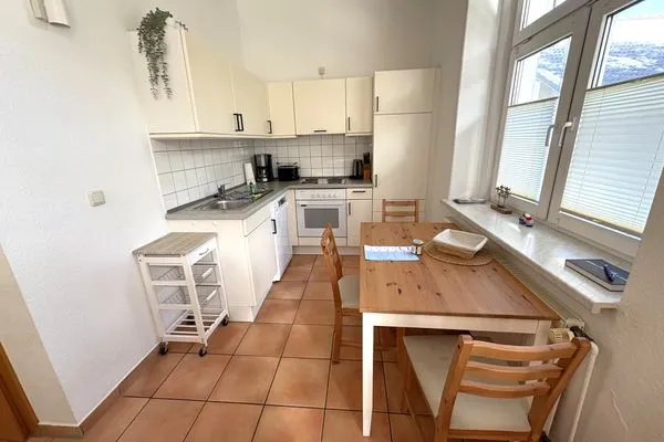 Küche / Küchenzeile  Ferienwohnung Strandmuschel