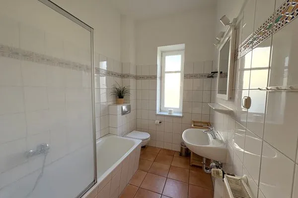 Badezimmer  Ferienwohnung Strandmuschel