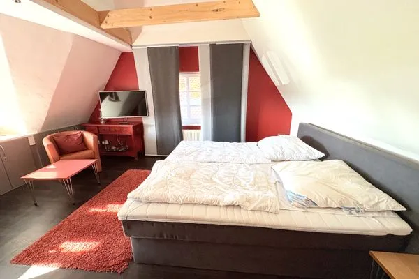 Schlafzimmer  Wohnung 1 (Zeesboothaus)