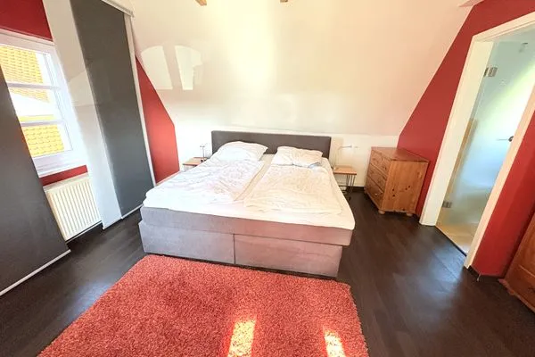 Schlafzimmer  Wohnung 1 (Zeesboothaus)