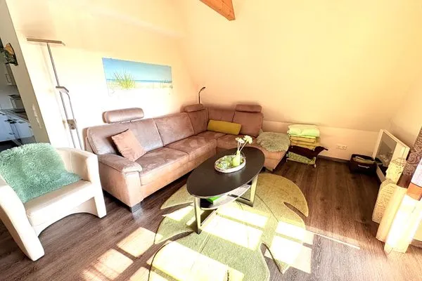 Wohnzimmer  Wohnung 3 (Zeesboothaus)