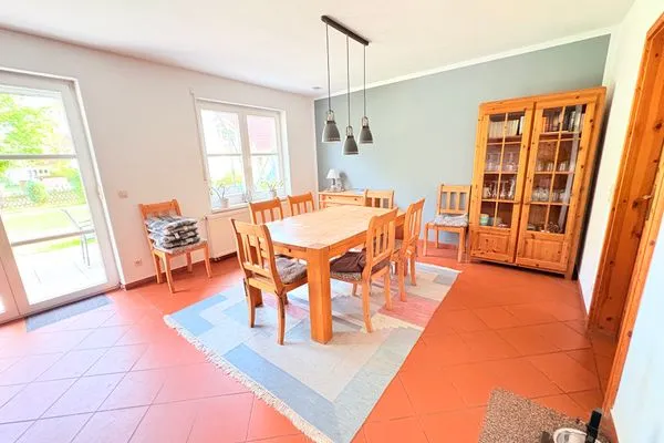 Wohnzimmer  Ferienhaus zum Kranichblick