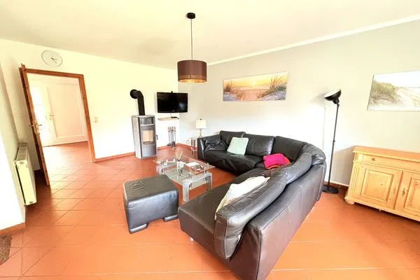 Wohnzimmer  Ferienhaus zum Kranichblick