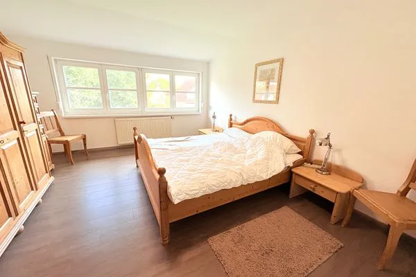 Schlafzimmer  Ferienhaus zum Kranichblick