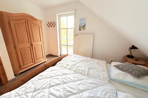Schlafzimmer  Ferienhaus zum Kranichblick