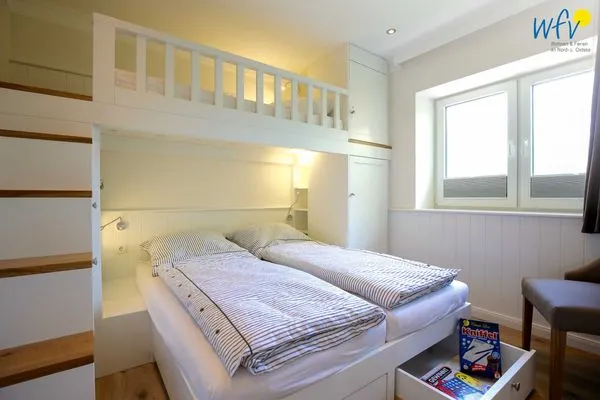 Schlafzimmer Blanker Hans Ferienwohnung 4