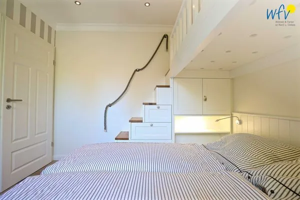 Schlafzimmer Blanker Hans Ferienwohnung 4