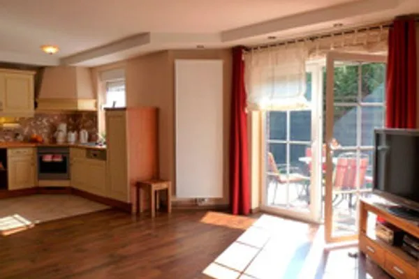 Terrasse  Ferienhaus Fleesensee