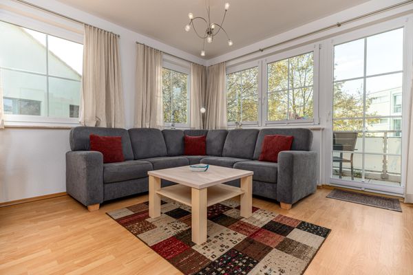  Hafenstrasse 28 Wohnung 2 Stadtgeflüster Zingst - Wohnzimmer