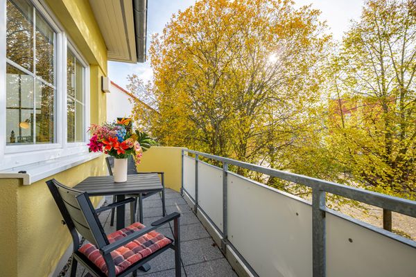  Hafenstrasse 28 Wohnung 2 Stadtgeflüster Zingst - Balkon