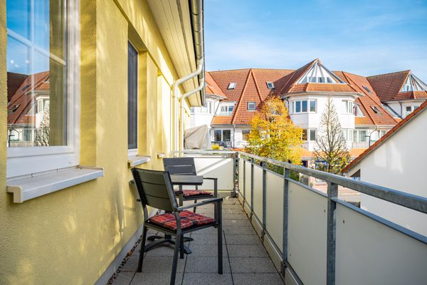  Hafenstrasse 28 Wohnung 2 Stadtgeflüster Zingst - Balkon