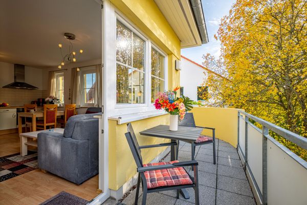  Hafenstrasse 28 Wohnung 2 Stadtgeflüster Zingst - Balkon