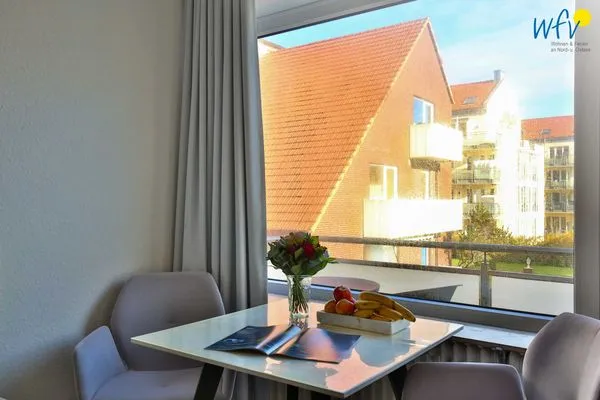 Wohnzimmer Haus Meeresluft Ferienwohnung Seepferdchen