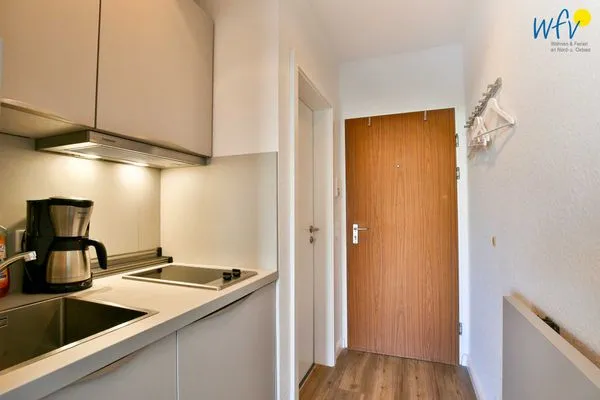 Küche / Küchenzeile Haus Meeresluft Ferienwohnung Seepferdchen