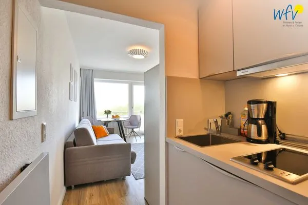 Küche / Küchenzeile Haus Meeresluft Ferienwohnung Seepferdchen