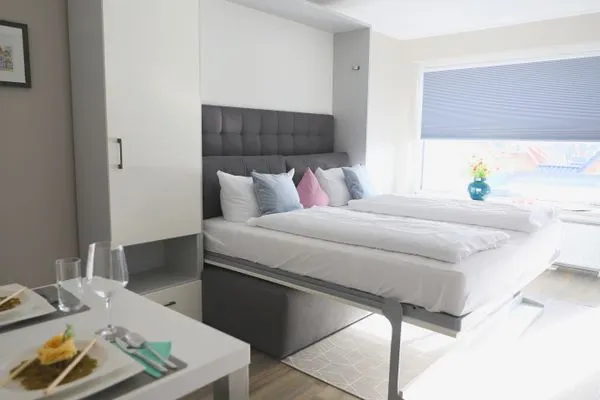 Wohnzimmer  Kjeirstr. 34, Whg. 17, Haus Atlanta, SeeTied