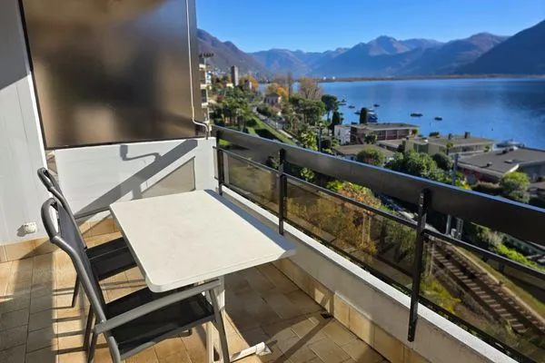 Balcony  Casa Rivapiana, 1,5-Zimmerwohnung