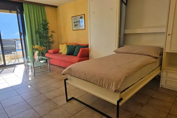 Living room  Casa Rivapiana, 1,5-Zimmerwohnung