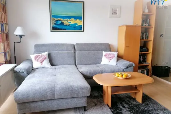 Wohnzimmer Haus Reedestraße 25-27 Ferienwohnung Borkum-Liebe