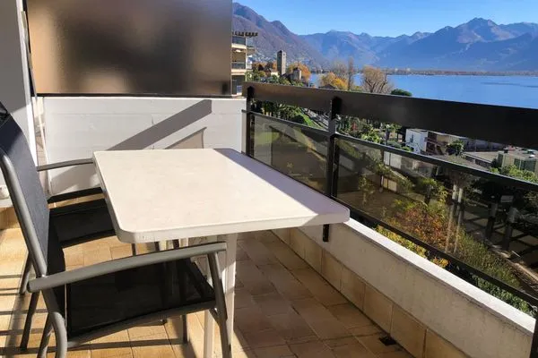 Balcony  Casa Rivapiana, 1,5-Zimmerwohnung