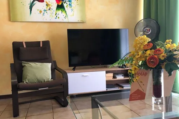 Living room  Casa Rivapiana, 1,5-Zimmerwohnung