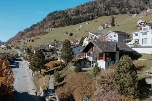 Bird's eye view  Apartment Kleines Daheim