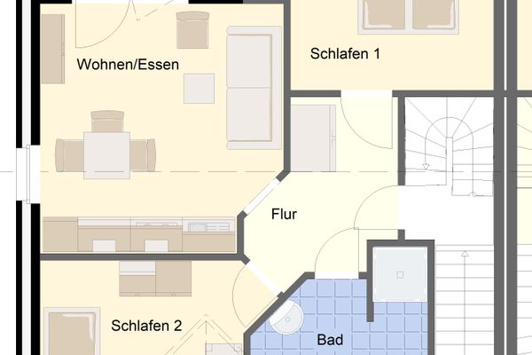  Haus Geest App. 50 a Dorf - 