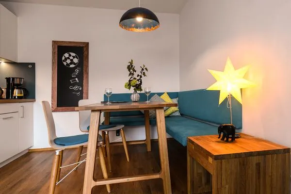 Küche / Küchenzeile  Apartment 7/7 EG barrierefrei - überdachte Terrasse