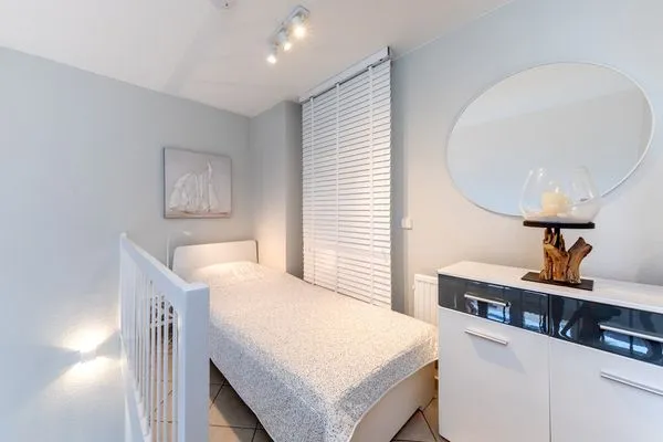 Schlafzimmer  Heimathafen - direkt am Strand mit Sonnenbalkon