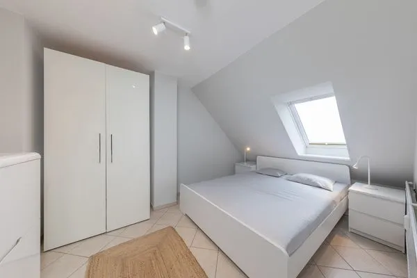 Schlafzimmer  Heimathafen - direkt am Strand mit Sonnenbalkon