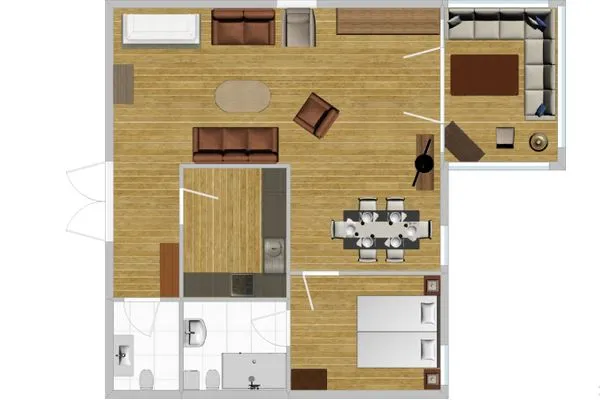 Ground plan  Nostalgie-Apartment Seeidylle by FiS - Fun in Styria