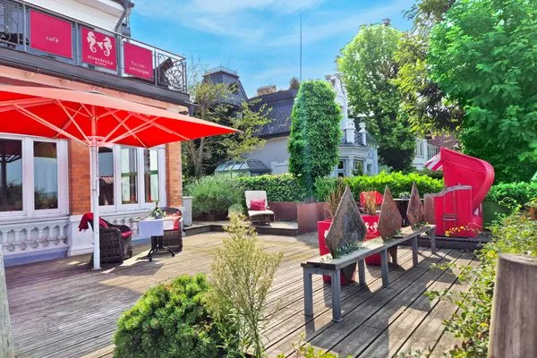 Terrasse Strandvilla Strandpalais - historischer Charme in exklusiver Lage