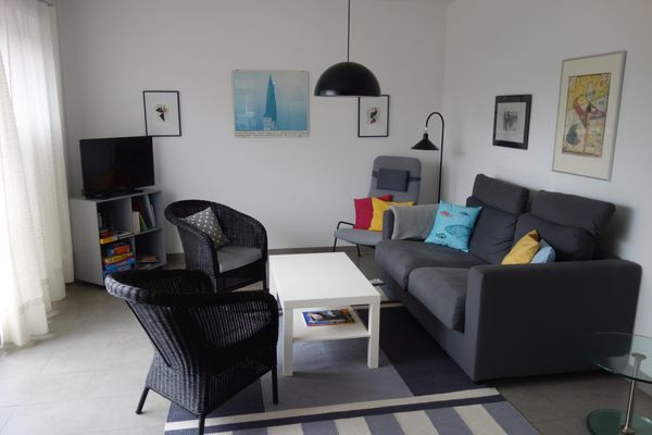 Möwennest Wieck - Wohnzimmer