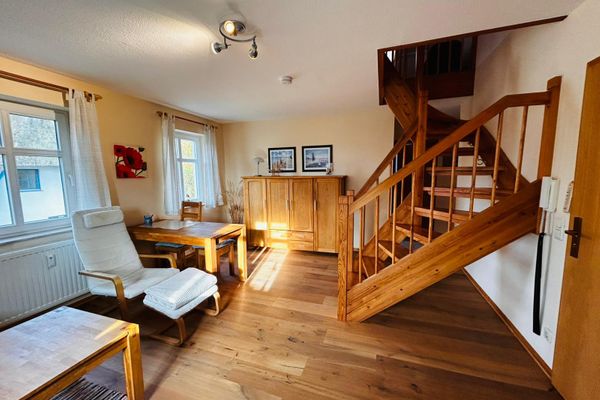  Mansarde Wieck - Wohnzimmer