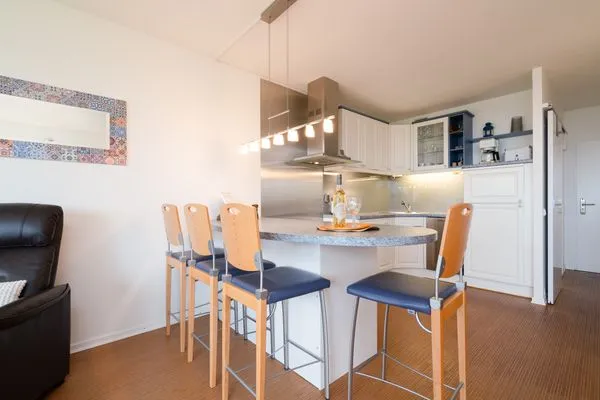 Wohnzimmer Ferienpark Sierksdorf Giny's Beach Appartement