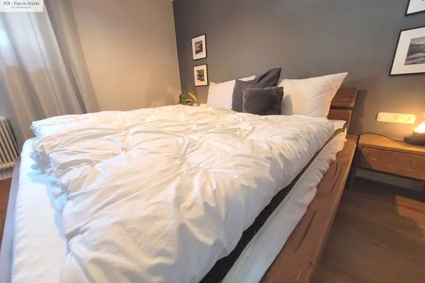 Bett  Auszeit in den Alpen