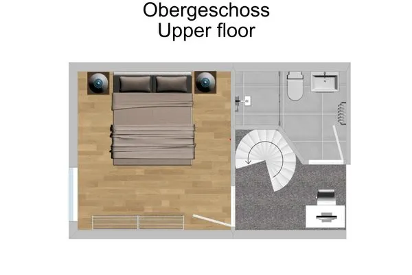 Obergeschoss  Auszeit in den Alpen