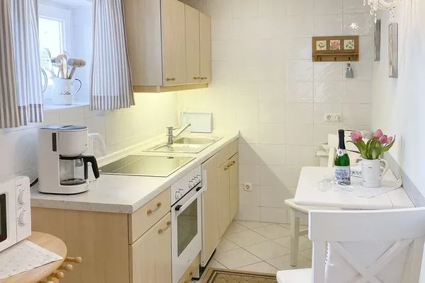 Küche / Küchenzeile  Haus Anholt App. 31 - kleines Appartment mit Landhausküche