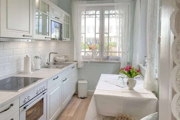 Küche / Küchenzeile  Haus Anholt App. 33 - hübsche Veranda & Strandnähe genießen