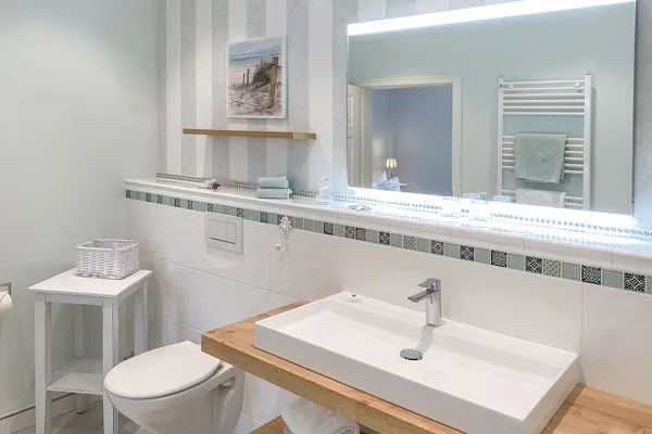 Badezimmer  Haus Anholt App. 33 - hübsche Veranda & Strandnähe genießen