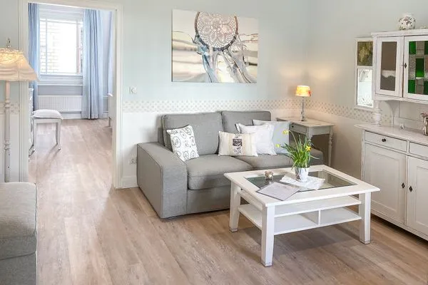 Wohnzimmer  Haus Anholt App. 34 - gemütlich wohnen & sehr strandnah