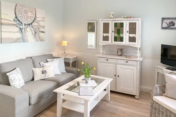 Wohnzimmer  Haus Anholt App. 34 - gemütlich wohnen & sehr strandnah