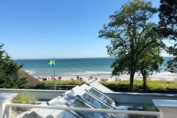 Meerblick  Villa Svanen App. 2 - Frühstücken mit Blick aufs Meer - Urlaub mit einzigartigem Meerblick