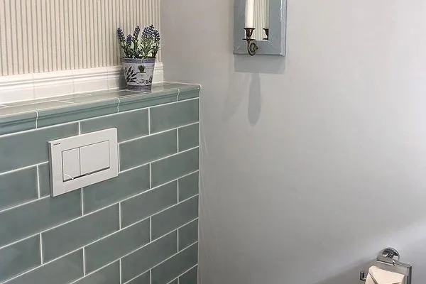 Gäste-WC  Villa Svanen App. 2 - Frühstücken mit Blick aufs Meer - Urlaub mit einzigartigem Meerblick