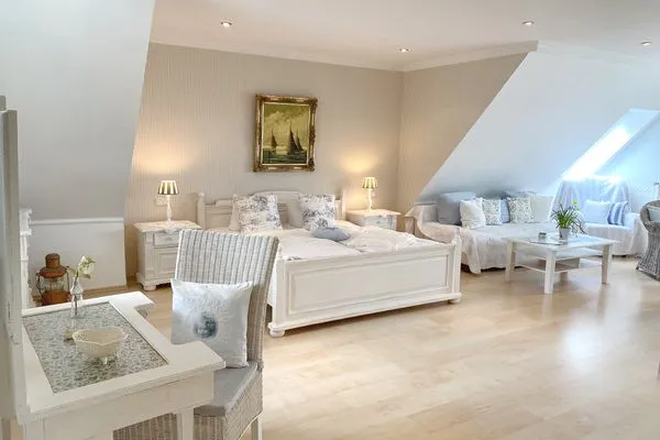 Wohnzimmer  Haus Anholt App. 37 - gemütliche Wohnung mit Balkon & Teilmeerblick