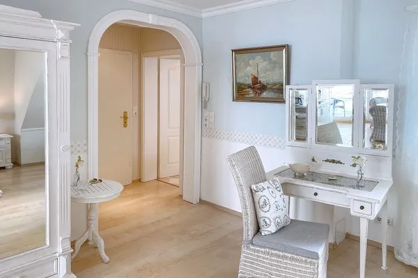 Wohnzimmer  Haus Anholt App. 37 - gemütliche Wohnung mit Balkon & Teilmeerblick