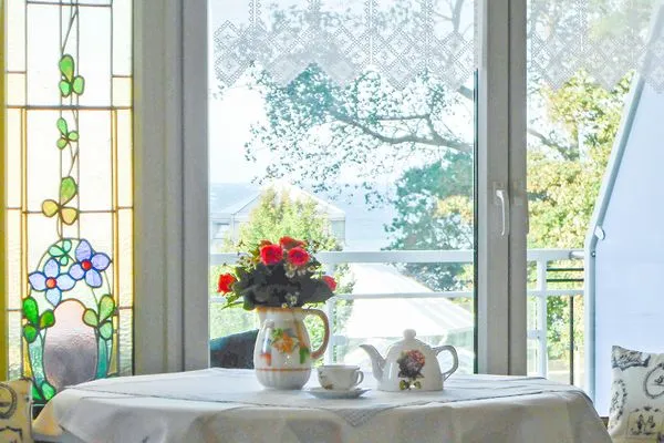 Meerblick  Haus Anholt App. 37 - gemütliche Wohnung mit Balkon & Teilmeerblick