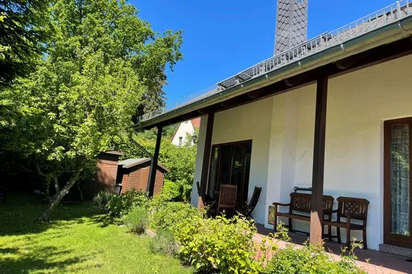 Terrasse  Ferienwohnung Maximus