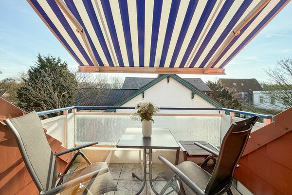  Ferienwohnung Seestern Norderney-Stadt - Balkon