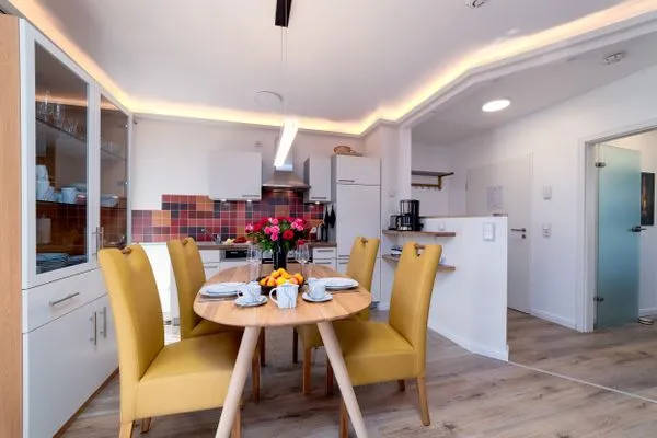 Küche / Küchenzeile  Villa Nause, Ferienwohnung Buchenfreund mit Spa und Freizeit